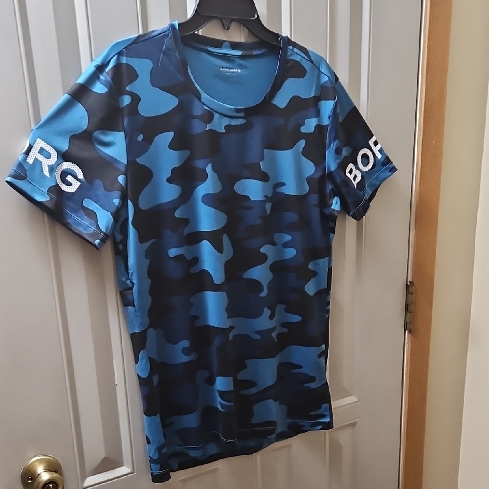 NWOT Bjorn Borg Large Tennis Camo Tee